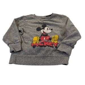 Disney Toddler Unisex 3T Mickey Mouse Grey Sweater